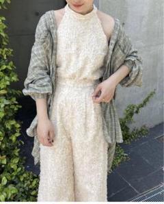 ERiKO KATORi stone cut jacquard camisole