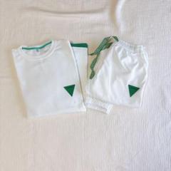 新品未使用　汚れあり ホワイト ルームウェア 2XL 上下セット