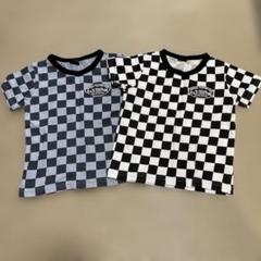 RAD CUSTOM ブロックチェックT 二枚セット 100cm