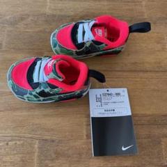 NIKE ベビーシューズ 8cm カモフラ インフラレッド/ブラック