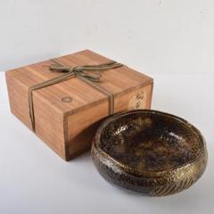 茶道具　楽吉左右衛門　黒楽菓子器　共箱　M　R6771 m36322055667_1.jpg?1705465645