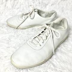 ✨美品✨ecco エコー スニーカー 本革 ホワイト EU35/22.5cm エコー ECCO ウィメンズ 本革 ローカットスニーカー ストリート