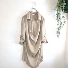 【J70】selectione セレクション ブラウス　透け感　シフォン　 M