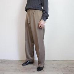 PERRY ELLIS シングルノータックスラックスパンツ ブラウン/XW16