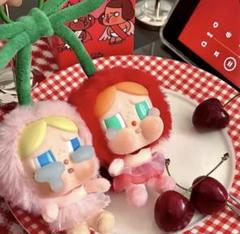 CRYING FOR LOVE チェリー型ぬいぐるみ 2体セット ポップマート CRYBABY Crying For Love ぬいぐるみペンダント