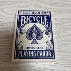 Bicycle Lotus Back トランプ