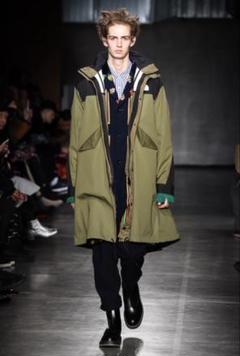 sacai 17aw コレクションピース 花柄パジャマコート 窪田正孝着