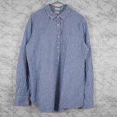 J.CREW ブラウス ブルー Sサイズ ストライプ