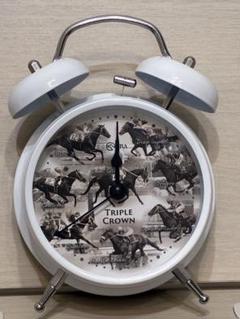 JRA クラシック三冠馬デザイン目覚まし時計 非売品ノベルティ 当選品