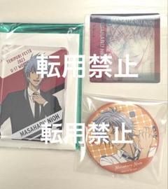 テニスの王子様 仁王雅治 代表スーツ ヘアセット 缶バッジ