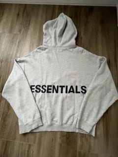 【値下げ】ESSENTIALS グレー パーカー L