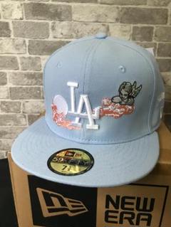 MLB大谷翔平所属LAドジャースNEWERAアーティストコラボキャップ5/8LB MLB大谷翔平所属LAドジャースNEWERAアーティストコラボキャップ5