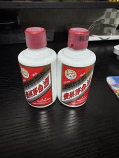 贵州茅台 Kweichow Moutai 100ml 2本セット 専用袋付き Moutai Day In San Francisco Silver 贵州茅台旧金山纪念版银
