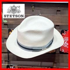 大きなサイズ！　STETSON ステットソン　トキヤ草　中折れ　パナマハット
