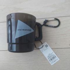 アンドワンダー 　and wander logo PP mug 新品未使用のサムネイル
