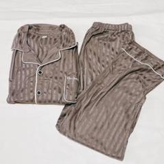 パジャマ メンズ 綿 ルームウエア 前開き 長袖 部屋着 上下セット M