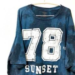 ARIZONA メンズ　Tシャツ　ブルー　XL ヴィンテージ　プリント