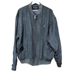 Yves Saint Laurent L シルク混 ブルゾン グレーブラウン系 Yves Saint Laurent L シルク混 ブルゾン グレーブラウン系