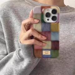 韓国 ブロック iPhone16plus 【新入荷】 カラフル スマホケース