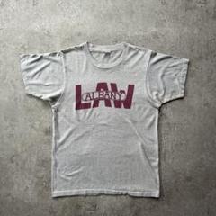 70s ユニオンアンダーウェア tシャツ USA製 グレー L 染み込みプリント