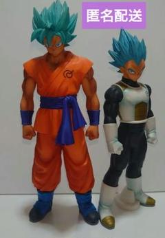ドラゴンボール フィギュア MSP 孫悟空 ベジータ2体セットリペイント品 孫悟空 ベジータ MSP 超サイヤ人ブルー フィギュア 2体セット