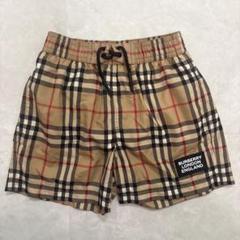 残り１【新品】BURBERRY バーバリー チェック柄 水着 トランクス 12Ｙ Burberry(バーバリー) Kids チェック スイムショーツ【関税込