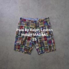[RRL] インディゴ パッチワークショーツ Polo Ralph Lauren “Indigo Patchwork Shorts” 32 パッチワーク
