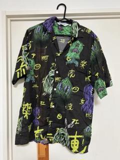 ニポアロハ　アロハシャツ 半袖 貝殻デザイン 未使用 NIPOALOHA × SUPER BEAVER 渋谷龍太 ニポアロハ 半袖