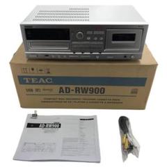 TEAC CD/USB/カセットレコーダー AD-RW900・未使用品・元箱付属 TEAC CDカセットレコーダー USB接続対応 シルバー AD-RW900