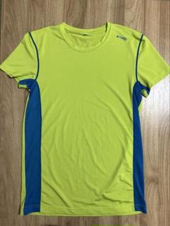 kaepa ケイパ　トレーニングシャツ　半袖 M 蛍光黄緑　脇メッシュ