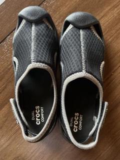 Crocs Dual Comfort ブラック サンダル