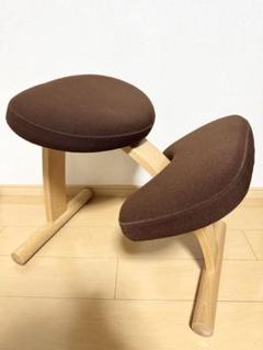 【良品】サカモトハウス バランスチェアイージー　ブラウン バランスチェアのサカモトハウス