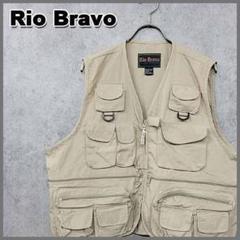 90s 古着 Rio Bravo 希少 フィッシングベスト ベージュ L