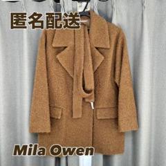 美品 Mila Owen ミラオーウェン チェスターコート ブラウン あたたか 2025年最新】Mila Owen カラー：ブラウン系 チェスターコートの