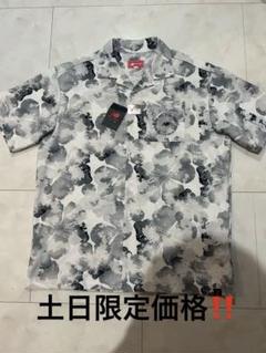 New Balance 】2023年花柄フラワー×バイカラー 半袖ゴルフシャツL