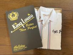 ビームス　キングルイ　ボーリングシャツ　 ホワイト　ヴィンテージ