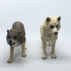 Schleich シュライヒ オオカミフィギュア 2体セット
