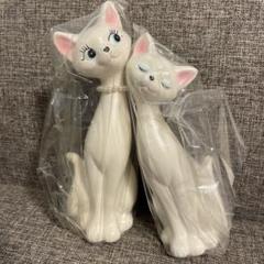 ねこ　陶器　置物　【日本製】新品未使用