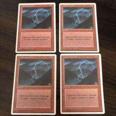 MTG   稲妻　プロモ　4枚セット MTG 稲妻 4枚セット gen con 限定