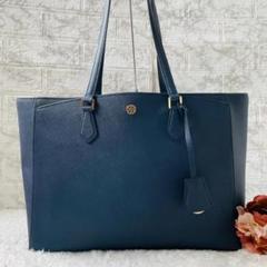トリーバーチ トートバッグ PVC ネイビー ロゴ 台形 ビジネス A4◎ 楽天市場】トリーバーチ TORY BURCH トートバッグ トリー