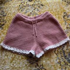 Bebe organic ニットショートパンツ 8y