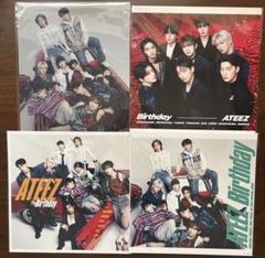 ATEEZ アチズ Birthday ホログラムクリアポスター メガジャケ
