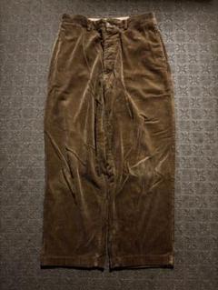 RRL 初期 三つ星 USA製 コーデュロイ ブラウン ワークパンツ トラウザー RRL 初期 三つ星 USA製 コーデュロイ ブラウン ワークパンツ