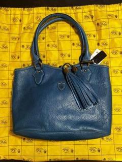 【定価13.2万】Felisi（フェリージ）レザーハンドバック　コバルトブルー 定価13.2万】Felisi（フェリージ）レザーハンドバック コバルト