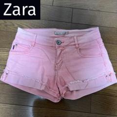 Zara レディース　短パン　ショートパンツ　ピンク　Size34 S