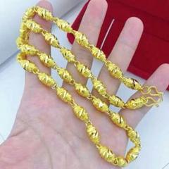 【訳あり】 999j419 男性の覇気ネックレス 24K金ラグビーのネックレス - ネックレス