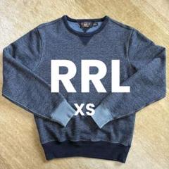 RRL ダブルアールエル スウェット 紺x白 L 3105525E0016 L RRL(ダブルアールエル) スウェット・トレーナー(メンズ
