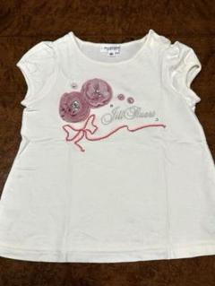 ジルスチュアート　半袖Tシャツ　白　90 チュール　花