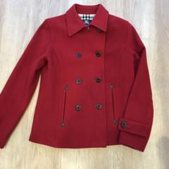 BURBERRY MOSSLEY ラムスキン&ウール ピーコート - メルカリ