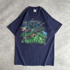 90s フルーツオブザルーム プリントTシャツ USA製 シングルステッチ